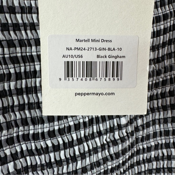 Peppermayo Martell Mini Dress Size 6 NWT Womens Mini Dress - Picture 4 of 7